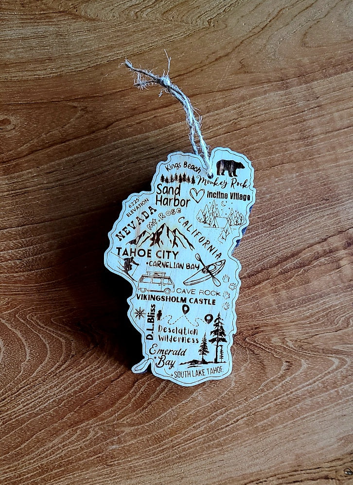 Lake Tahoe Ornament