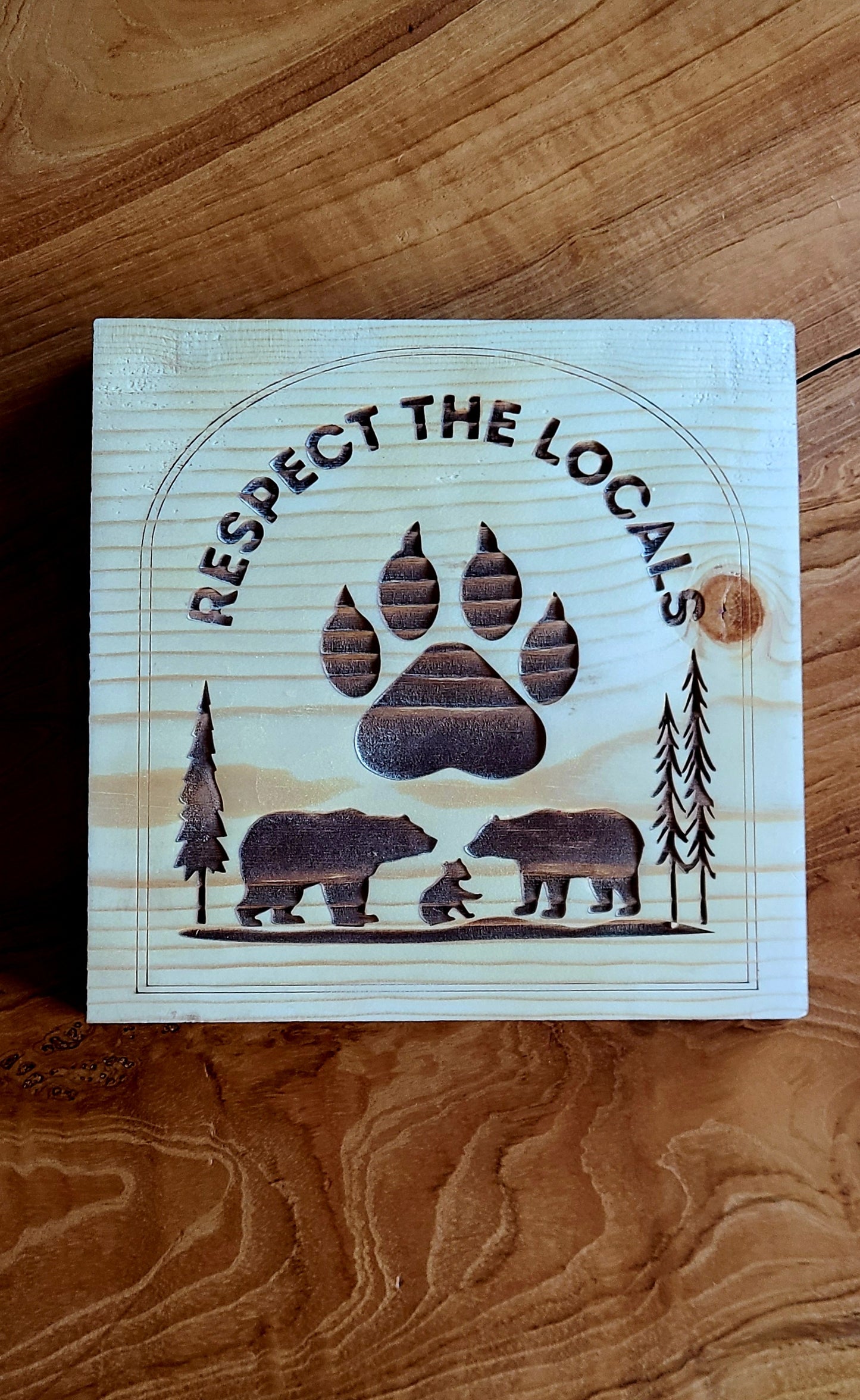 Respect Locals Sign